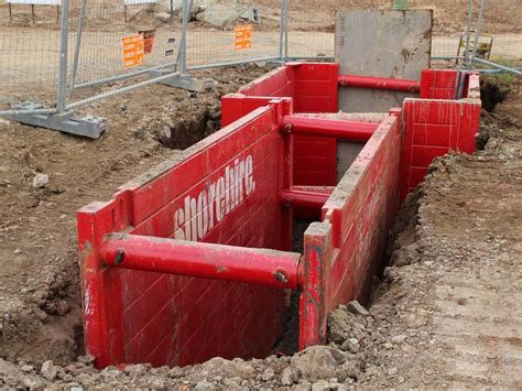 steel shoring box|manhole trench box for sale.